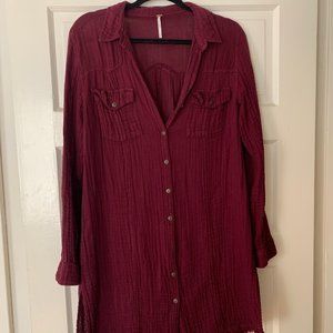 Free People Magenta Dress